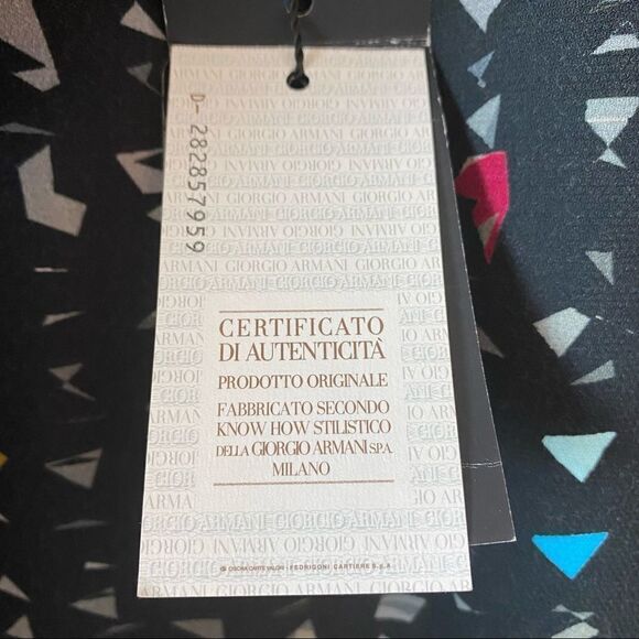 EMPORIO Armani-A Line Jacquard Speckle Printed Dress (Size:38US) - Picture 15 of 16